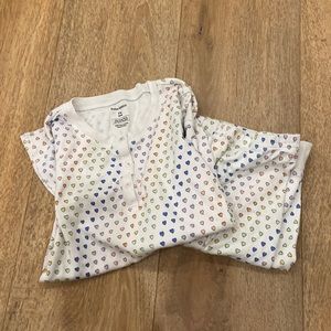 Roller Rabbit disco heart pajamas. Kids size 14